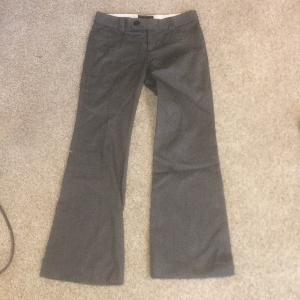 Gray boot leg Banana Republic pants